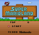 Super Mario Land DX (Hack) — Title screen